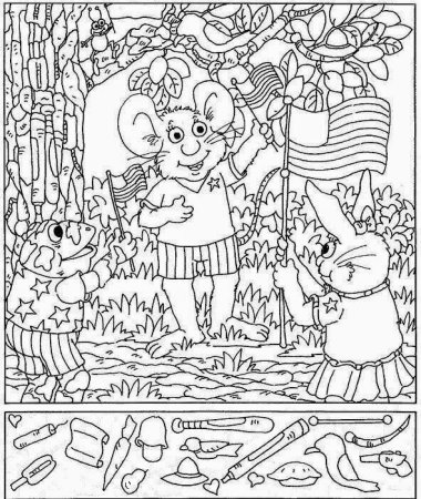 Спрятанные буквы для дошкольников