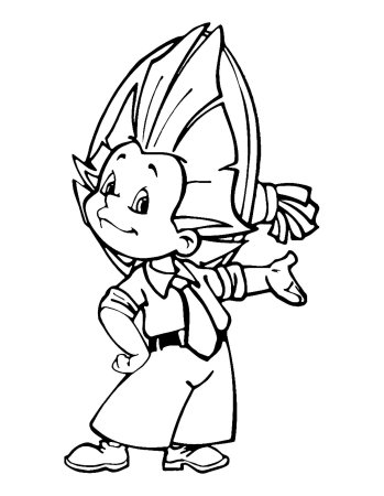 Незнайка раскраска