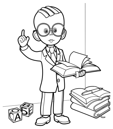 Незнайка и Знайка раскраска