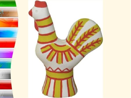 Филимоновская игрушка петушок роспись