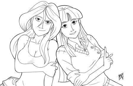 Раскраска Челси сестра Барби