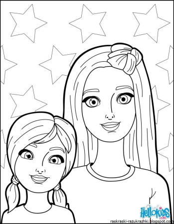 Рисунки Барби легкие