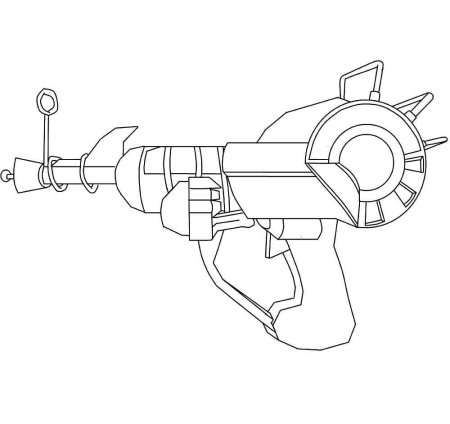 Раскраски для мальчиков пистолеты