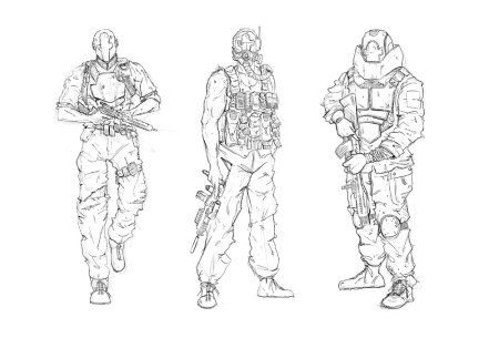 Раскраска Call of Duty Modern Warfare 2