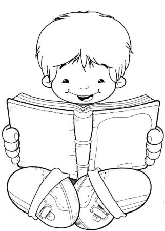 Чтение раскраска