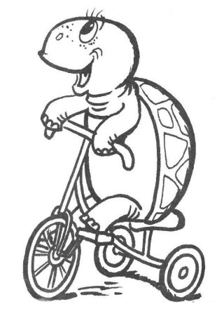 Советские разукрашки для детей