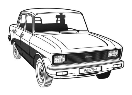 Москвич 2140 рисунок