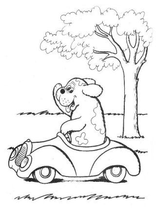 Удивительный транспорт раскраска