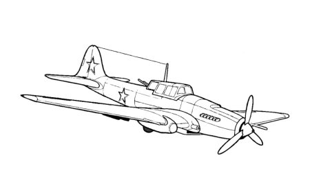 Ил 2 раскраска самолёта