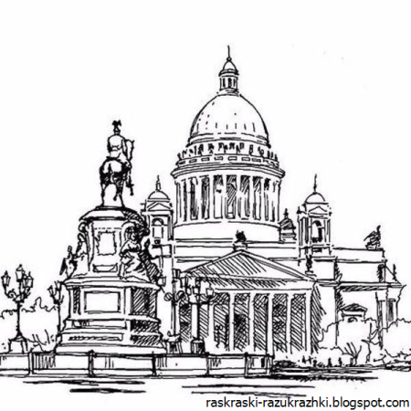 Исакиевский собор вектор
