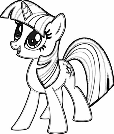 Раскраски my little Pony Искорка