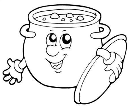 Кастрюля рисунок