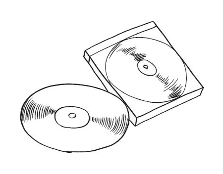 Пластинки карандашом