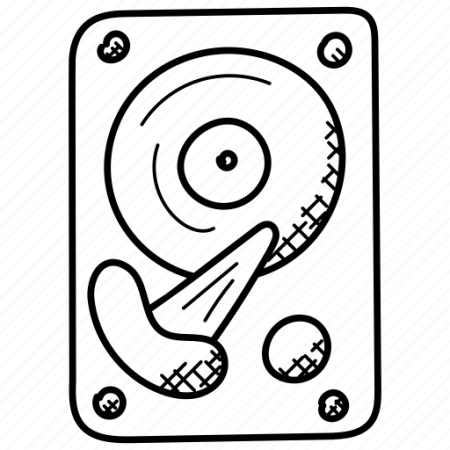 Жесткий диск раскраска