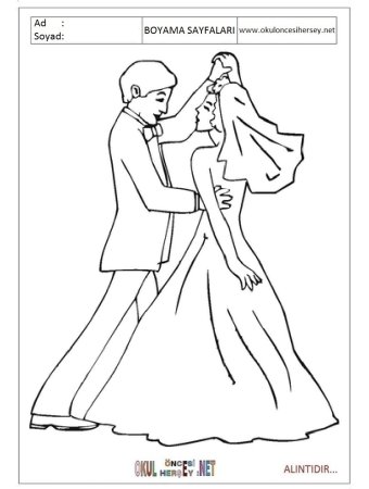 Раскраска с годовщиной свадьбы