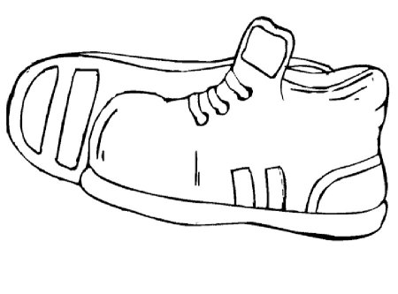 Ботинки раскраска