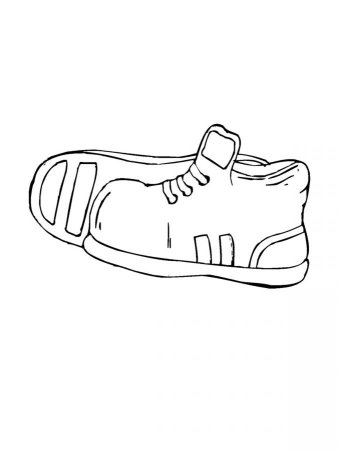 Ботинки раскраска