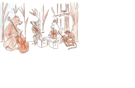 Музыкант рисунок