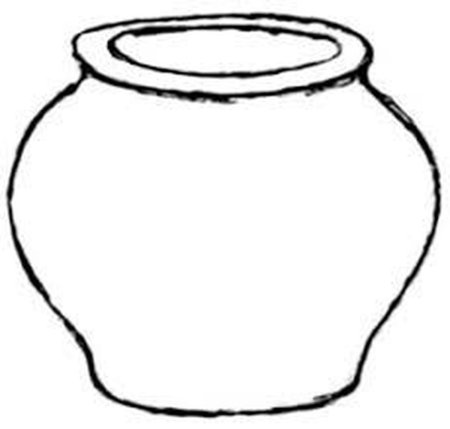 Горшок для цветов раскраска