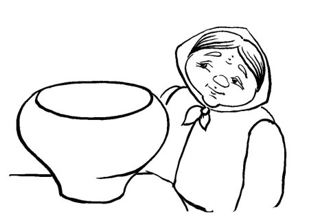 Раскраска малыш на горшке