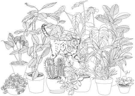 Гунби Вьюнок контур