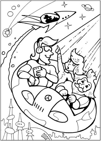 Экскурсия раскраска