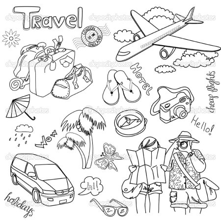 Карта сокровищ раскраска