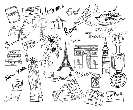 Раскраска - путешествие