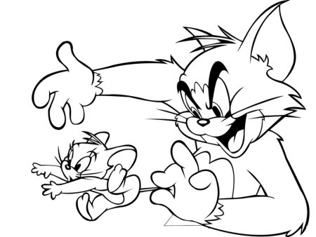 Tom and Jerry раскраска