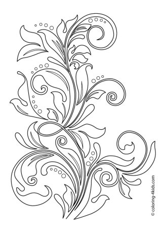 Шаблоны для рисования узоров