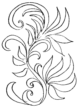 Трафарет узоров для росписи