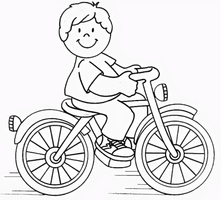 Велосипед для раскрашивания
