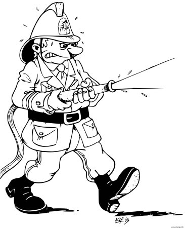 Пожарный карандашом