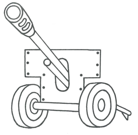 Царь пушка раскраска