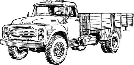 ЗИЛ 130 печать