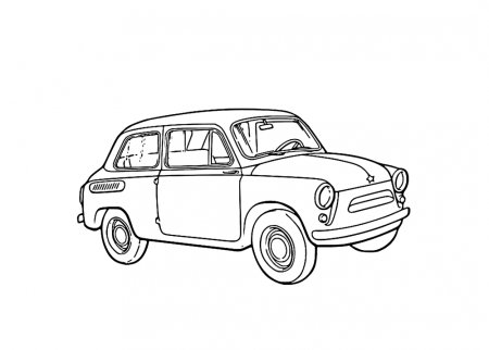 Раскраски русские машины