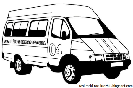 Раскраска газелька