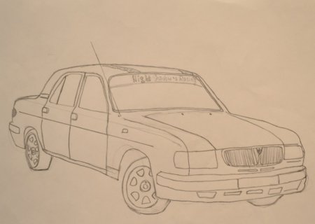 Раскраска ГАЗ Волга 31105