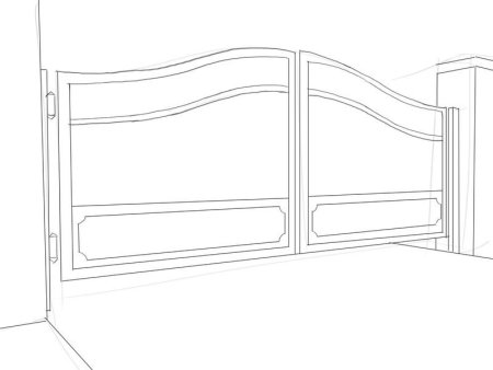 Раскраска ворот