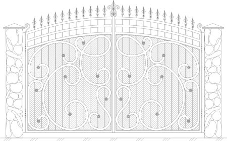 Эскизы калиток