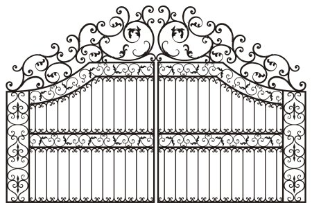 Калитка раскраска для детей