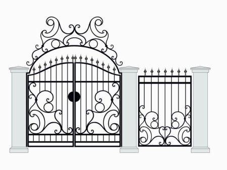 Забор нарисованный