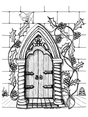 Деревянный забор раскраска