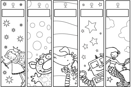 Закладки раскраски