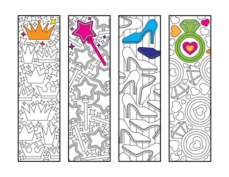 Закладки раскраски