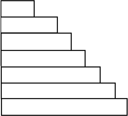 Нарисовать ступеньки