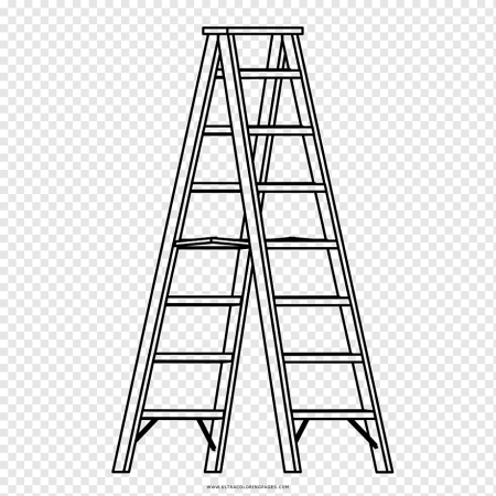 Лестница раскраска
