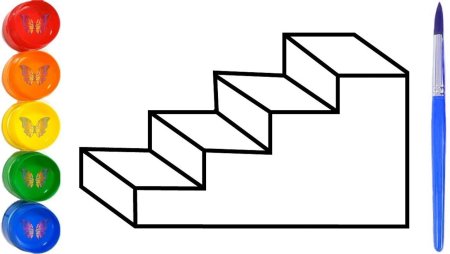 Лесенка раскраска