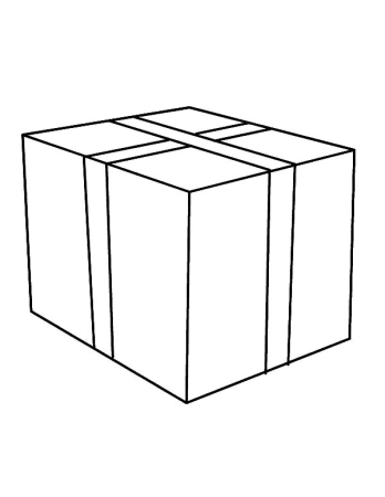 Раскраска ящик для хранения