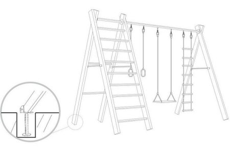 Эскиз детского спортивного комплекса